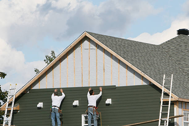 Professional Storm Damage Siding Repair technician working in Josephine, PA